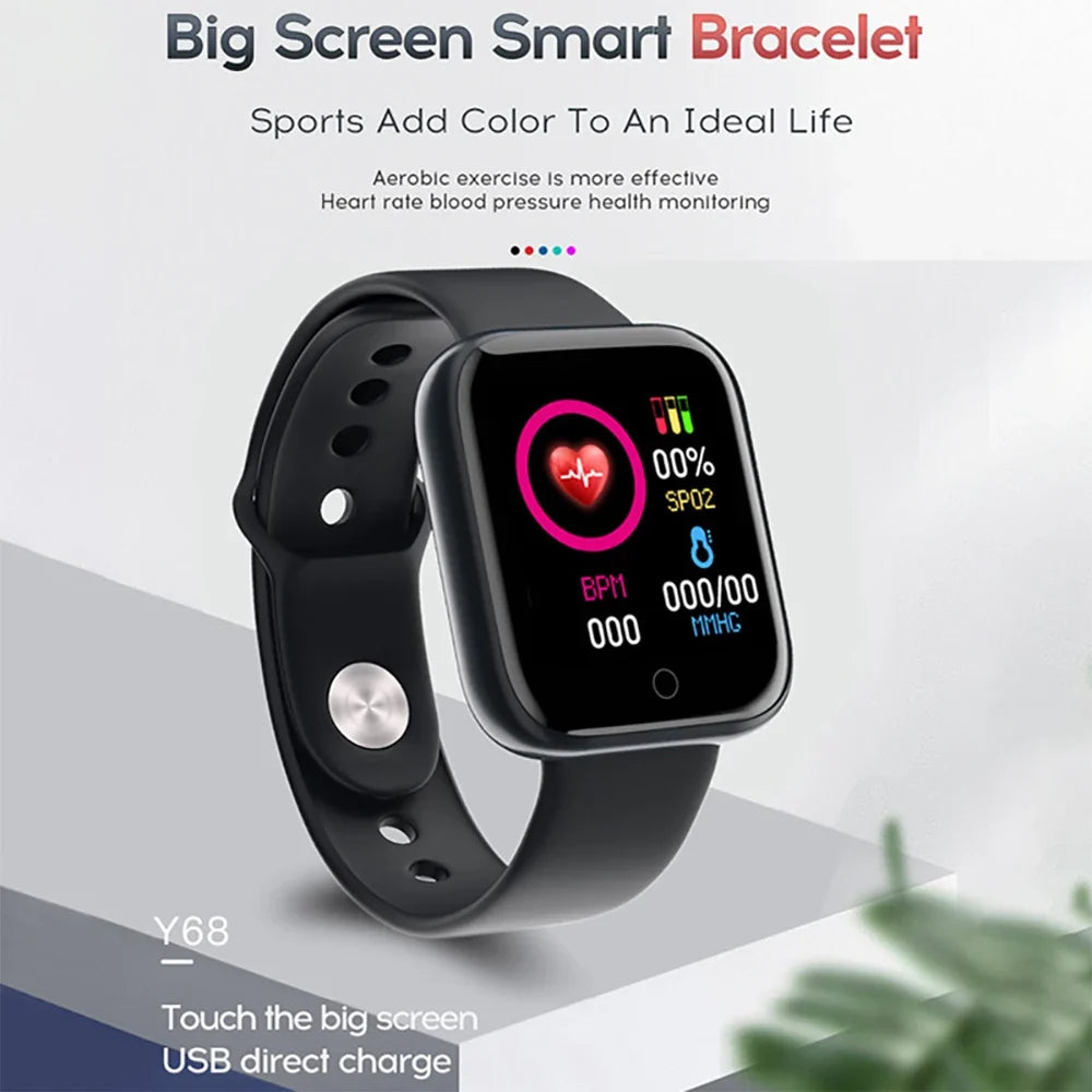 D20 Bluetooth 5.0 Smartwatch Fitness Sleep Tracker