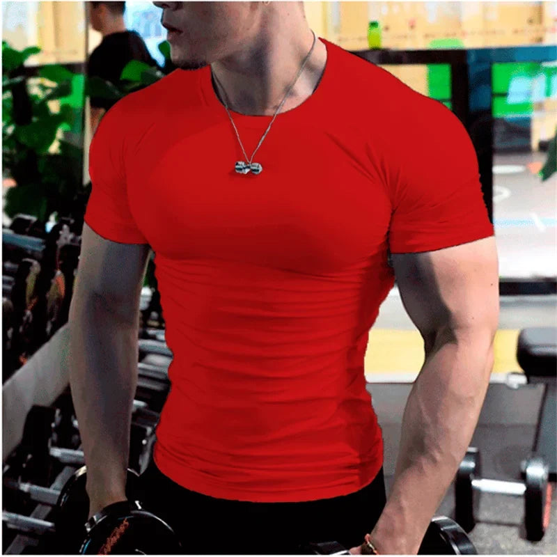 Men's Compression Quick-Dry Fitness Workout T-Shirt