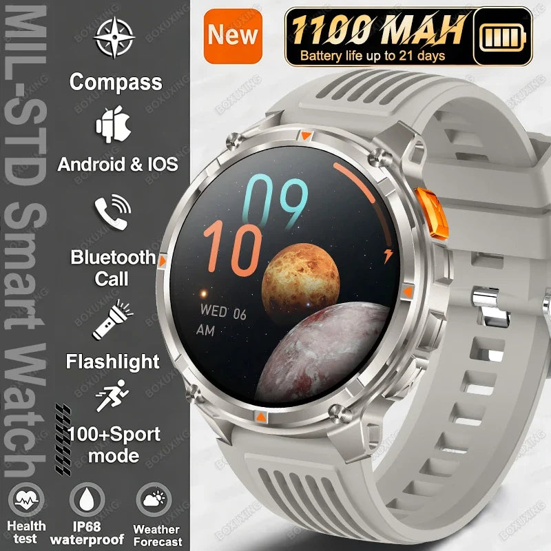 T-Rex3 Ultra Military GPS Waterproof Sports Smartwatch