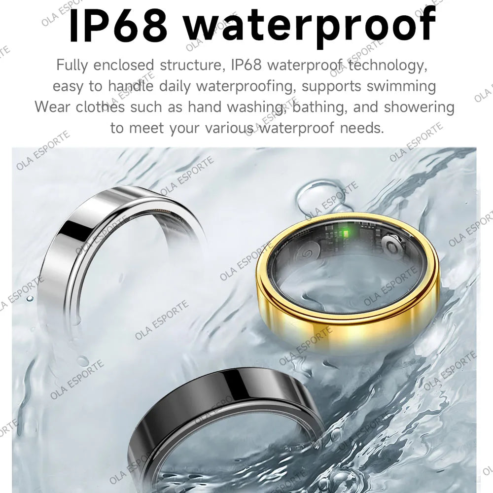 2026 Smart Ring with Heart Rate & Sleep Monitoring
