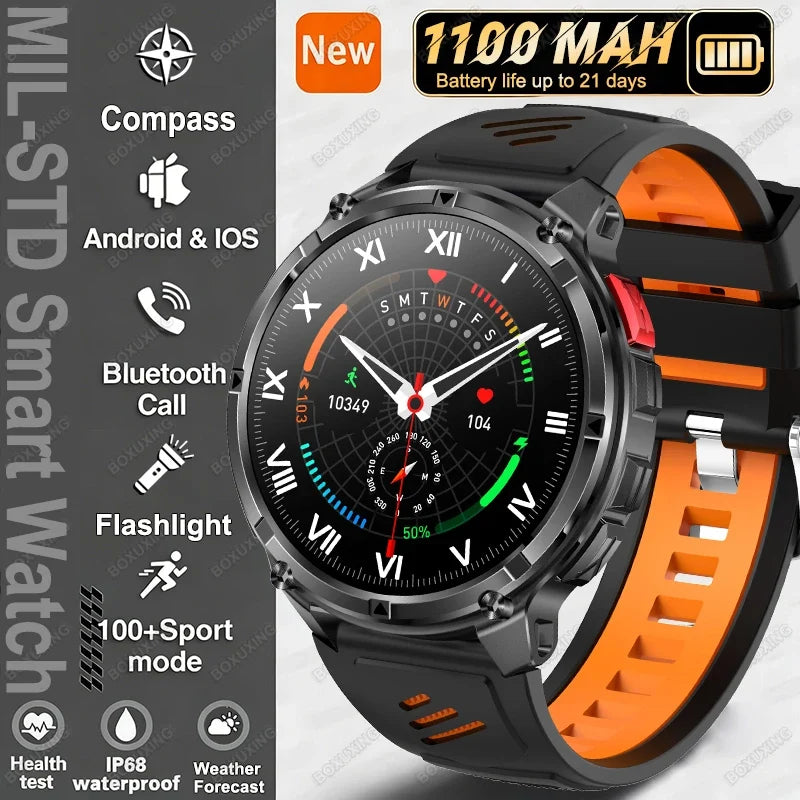 T-Rex3 Ultra Military GPS Waterproof Sports Smartwatch