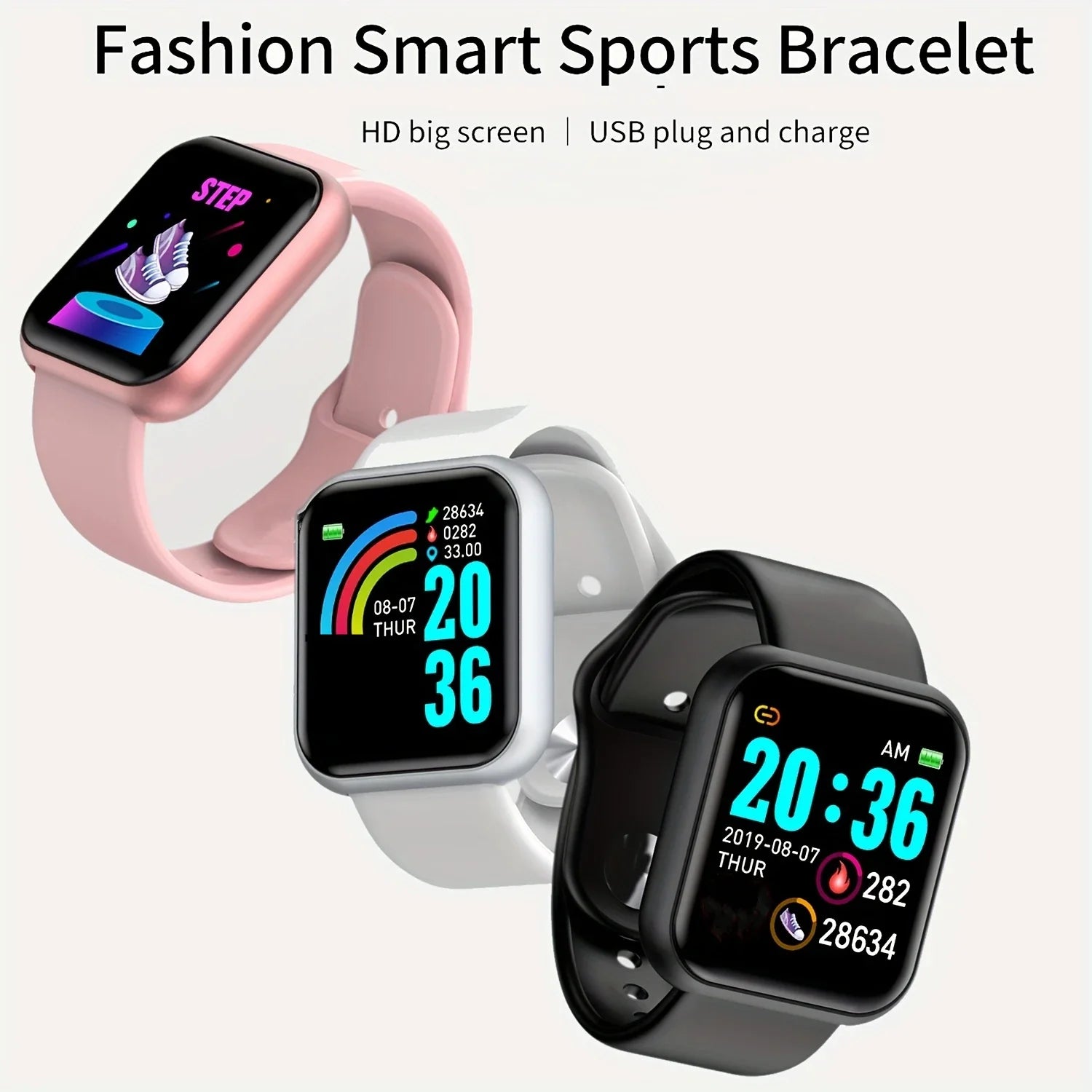 CHAONB Multifunctional Bluetooth Fitness Smartwatch
