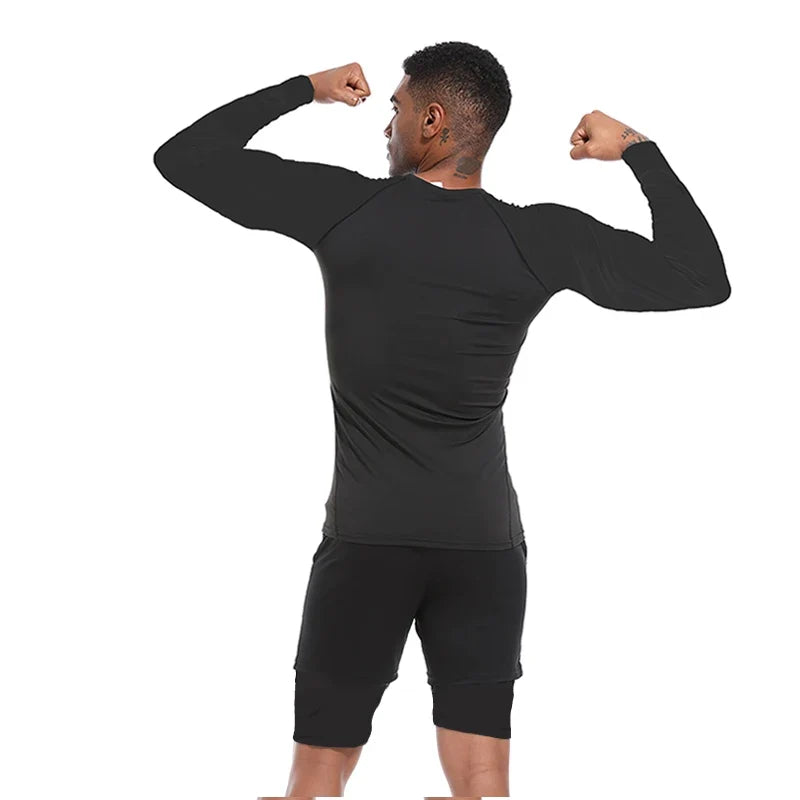 Men's Long Sleeve Spring Autumn Fitness T-Shirt
