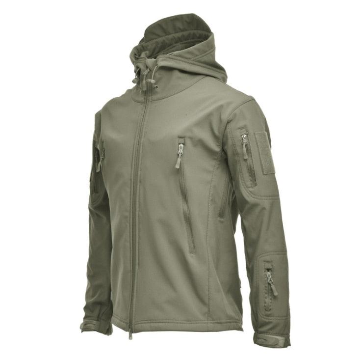 Men's Winter Camouflage Waterproof Tactical Hooded Jacket