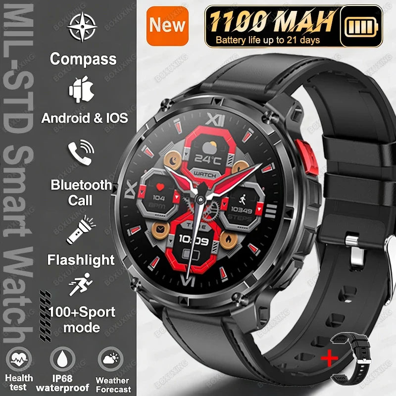 T-Rex3 Ultra Military GPS Waterproof Sports Smartwatch