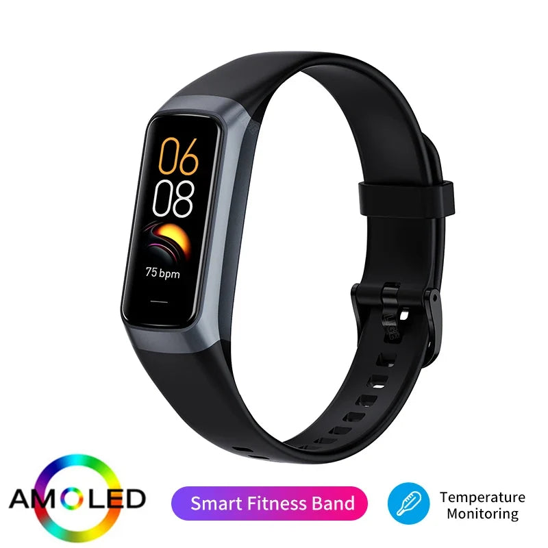 LIGE 1.1-Inch AMOLED Smartwatch Fitness Tracker