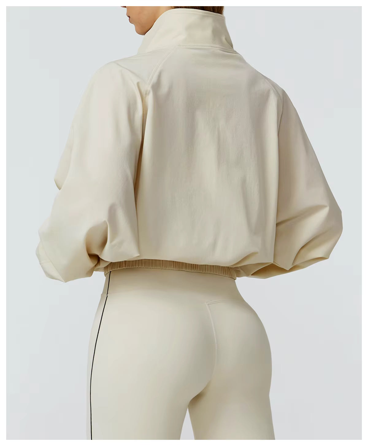 Women's Long Sleeve Fitness Jacket with Pockets