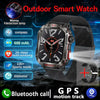 Military Smartwatch with LED Flashlight GPS Bluetooth Calling