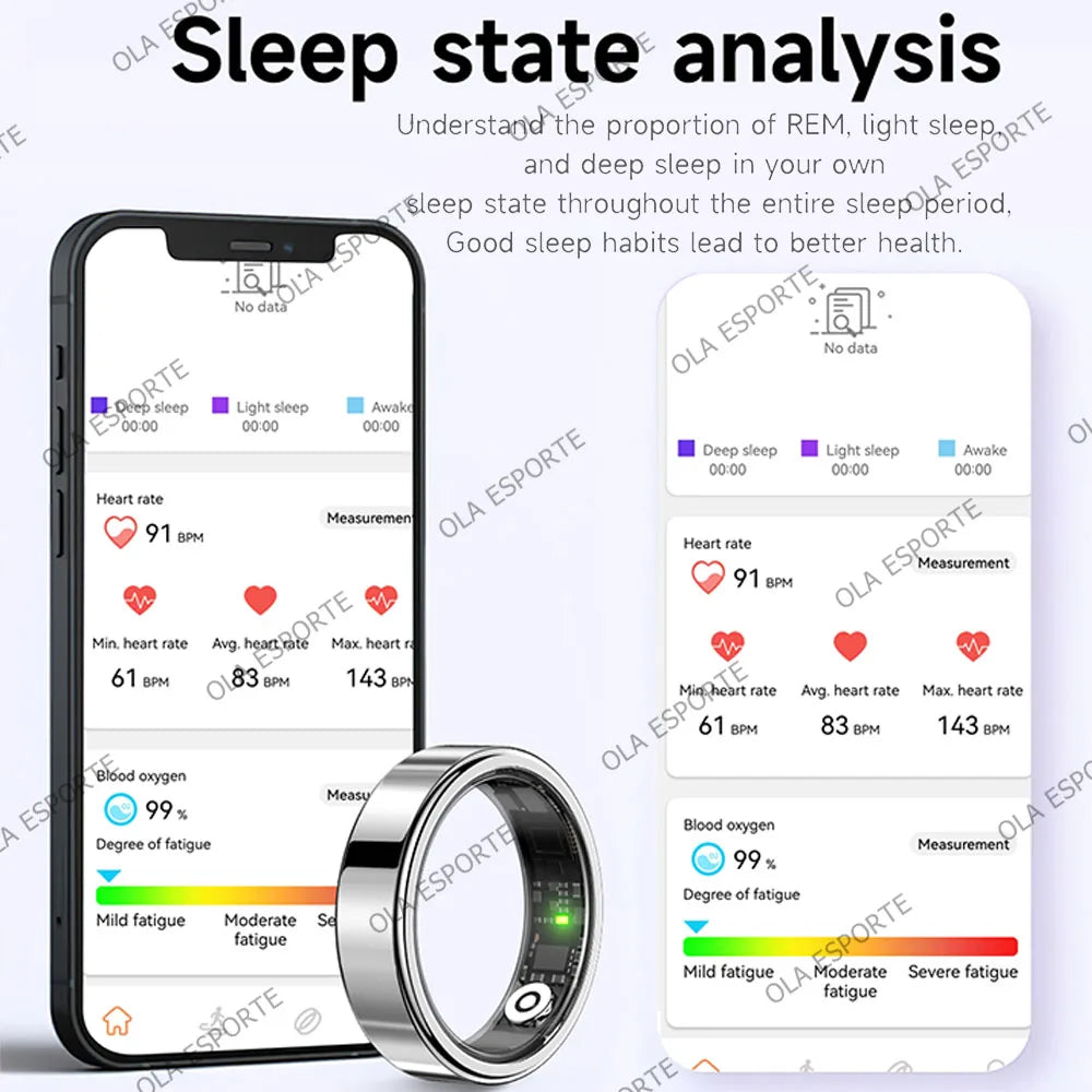 2026 Smart Ring with Heart Rate & Sleep Monitoring