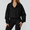 Women's Long Sleeve Fitness Jacket with Pockets
