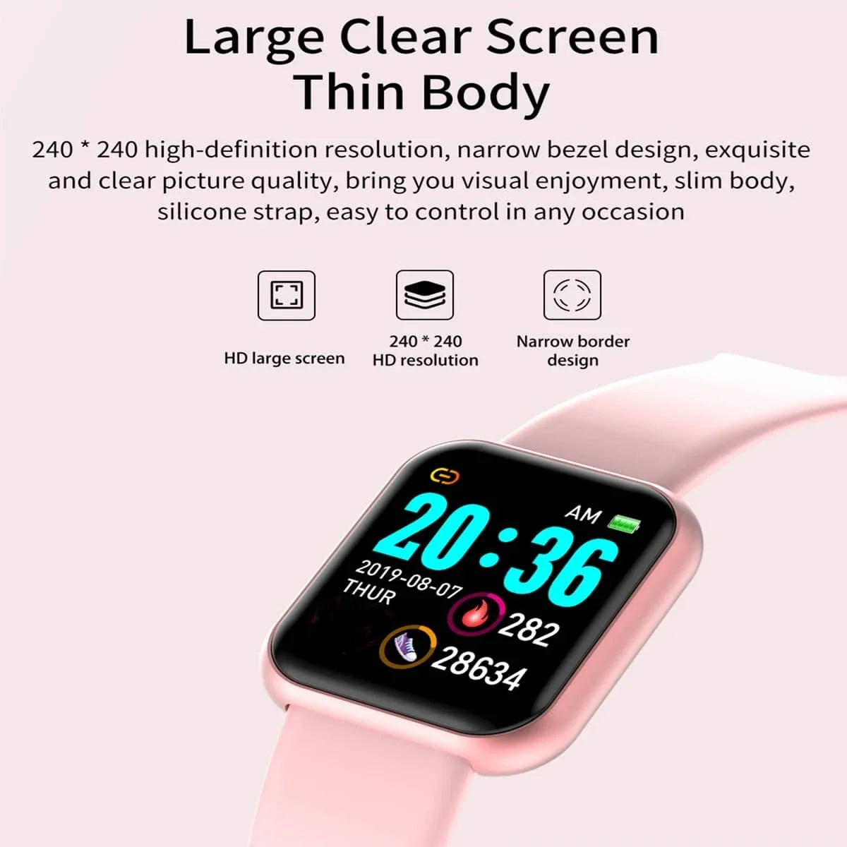 CHAONB Multifunctional Bluetooth Fitness Smartwatch