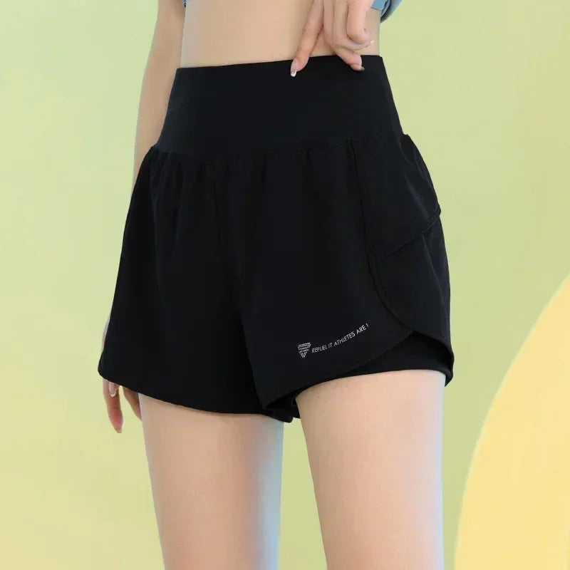 PHIGEER Women's Lightweight Yoga & Workout Shorts with Pocket
