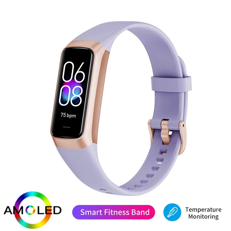 LIGE 1.1-Inch AMOLED Smartwatch Fitness Tracker
