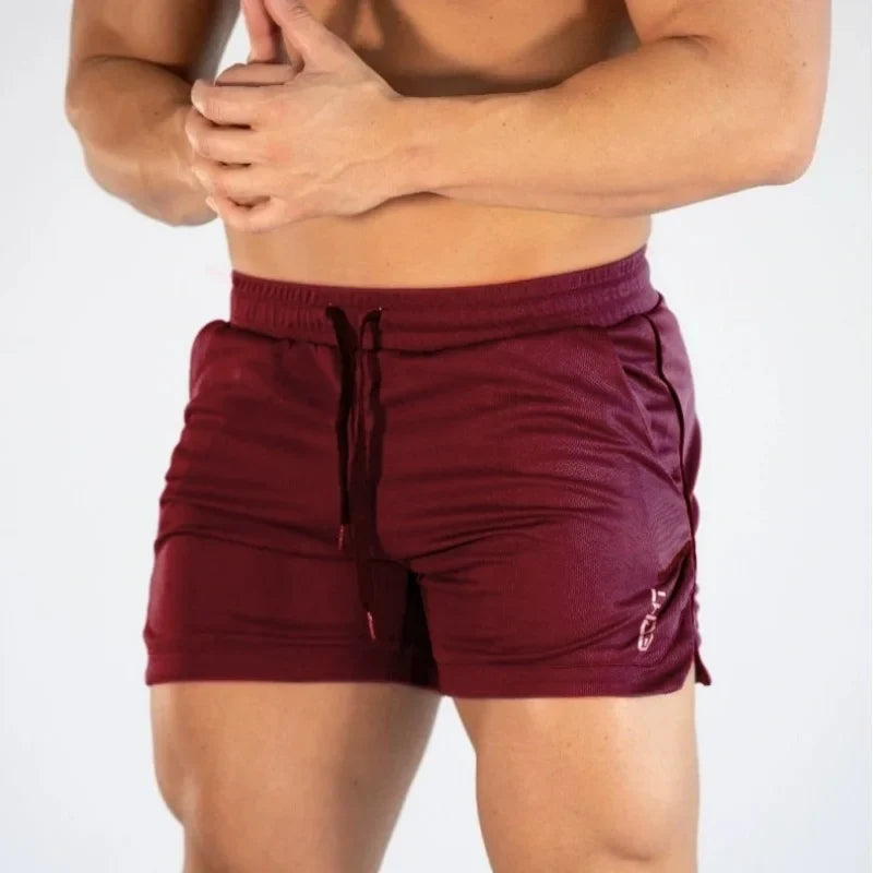 Men's Quick-Dry Breathable Gym & Running Shorts