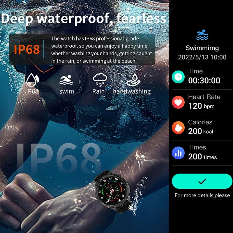 T-Rex3 Ultra Military GPS Waterproof Sports Smartwatch
