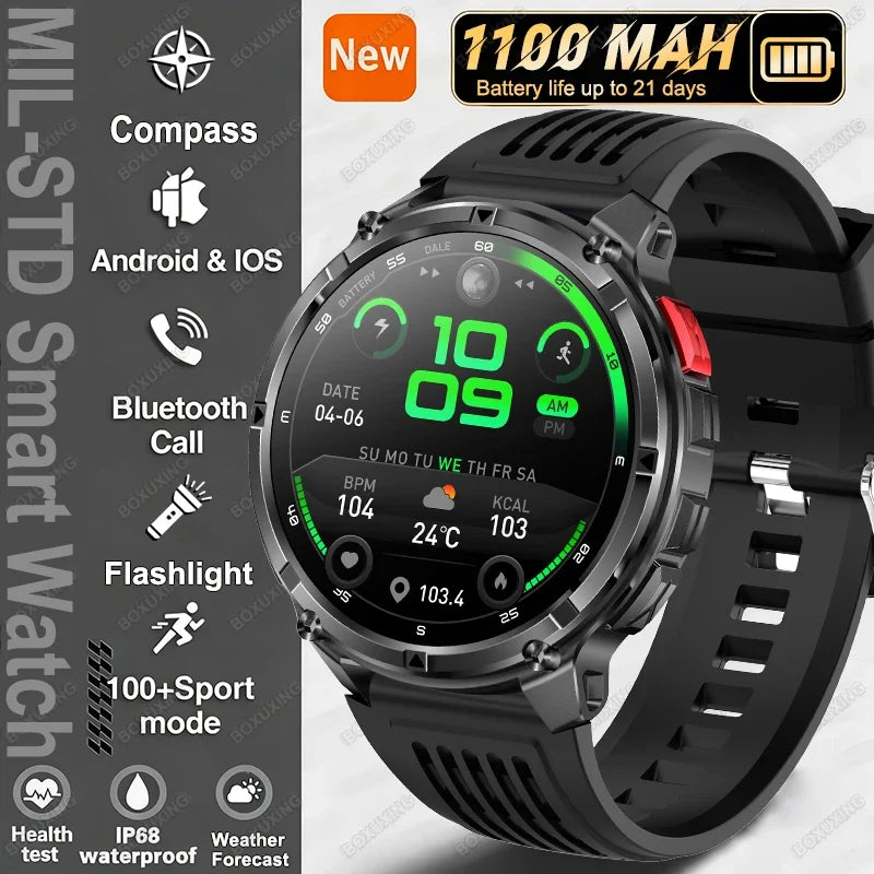 T-Rex3 Ultra Military GPS Waterproof Sports Smartwatch