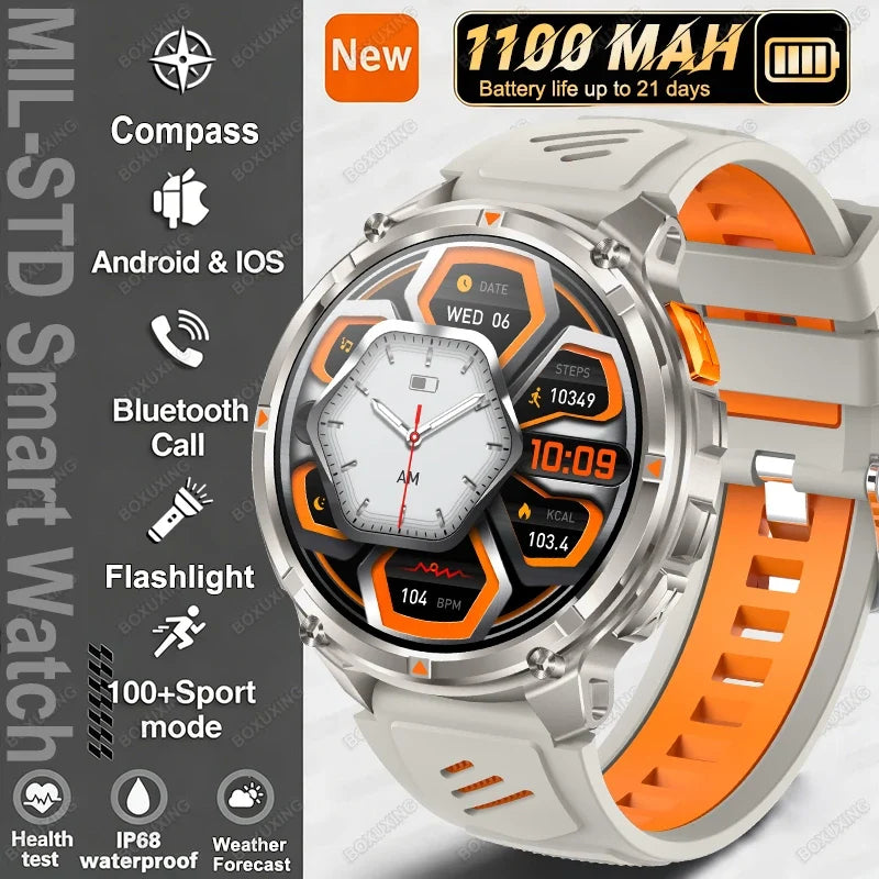 T-Rex3 Ultra Military GPS Waterproof Sports Smartwatch