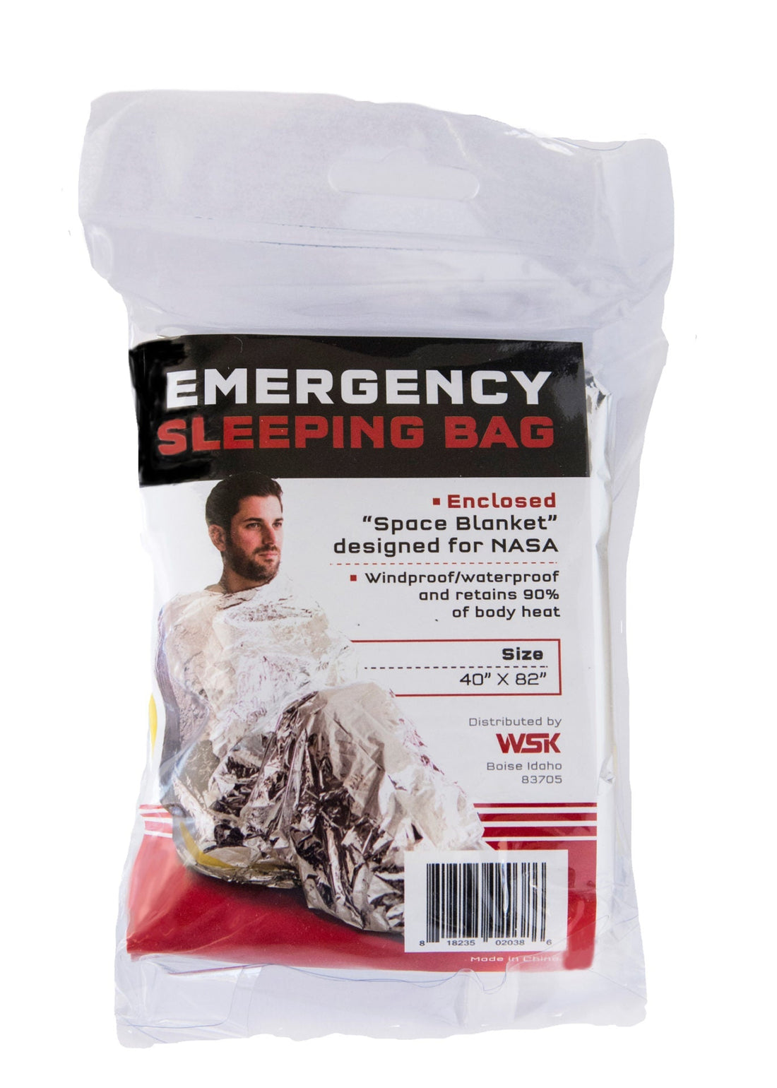 Quake Kits Emergency Mylar Sleeping Bag | Lightweight Thermal Survival Bag | Waterproof Heat Reflective