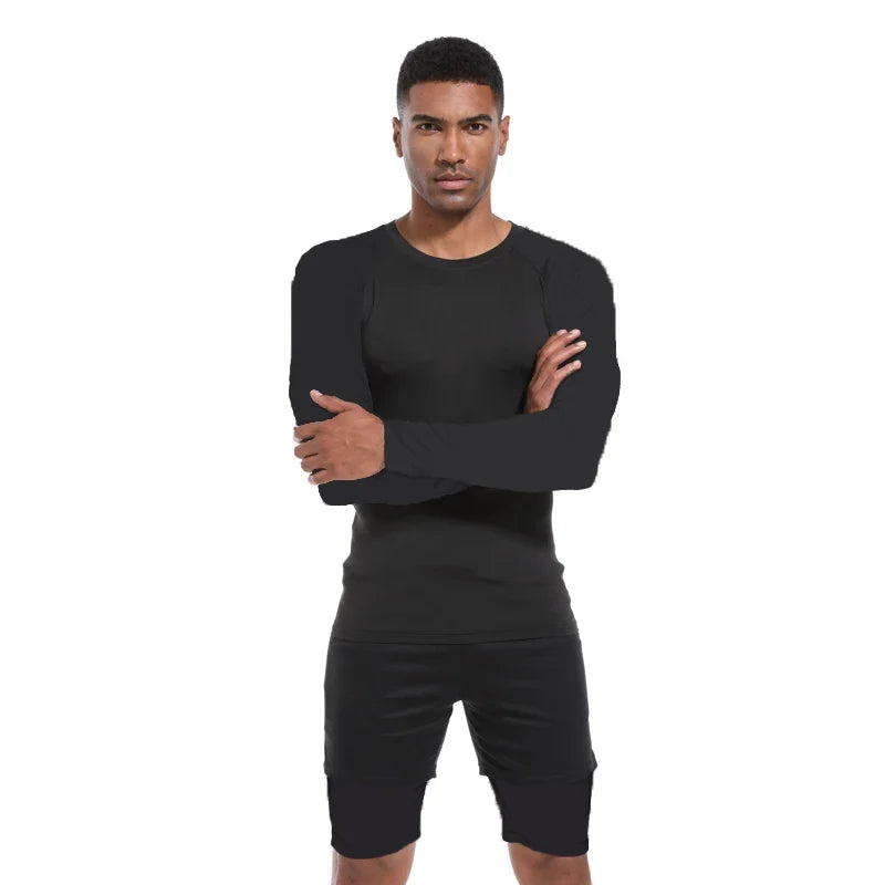 Men's Long Sleeve Spring Autumn Fitness T-Shirt