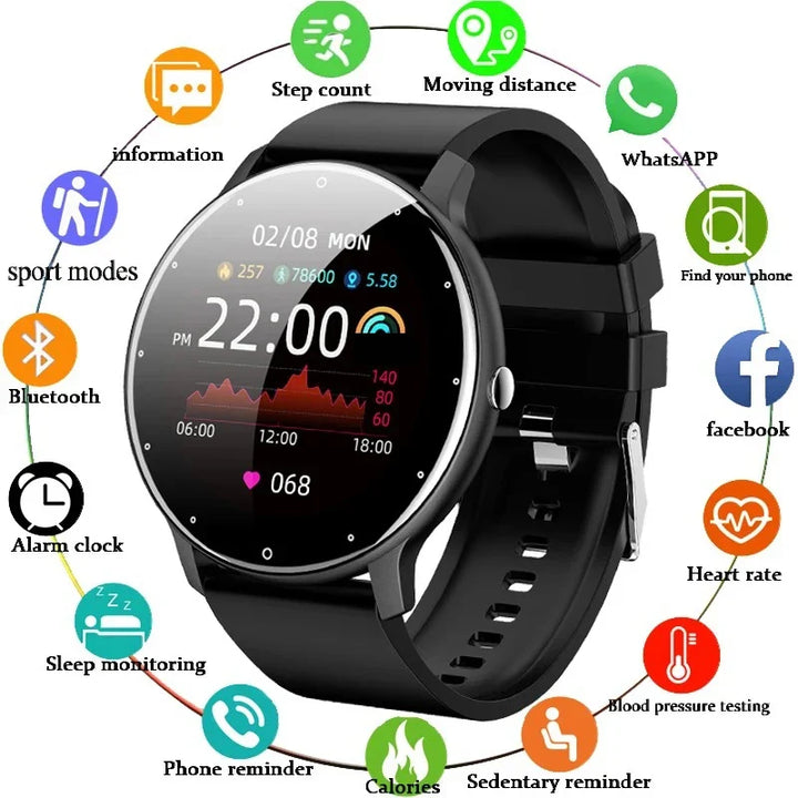Smartwatch with Heart Rate Fitness Tracking