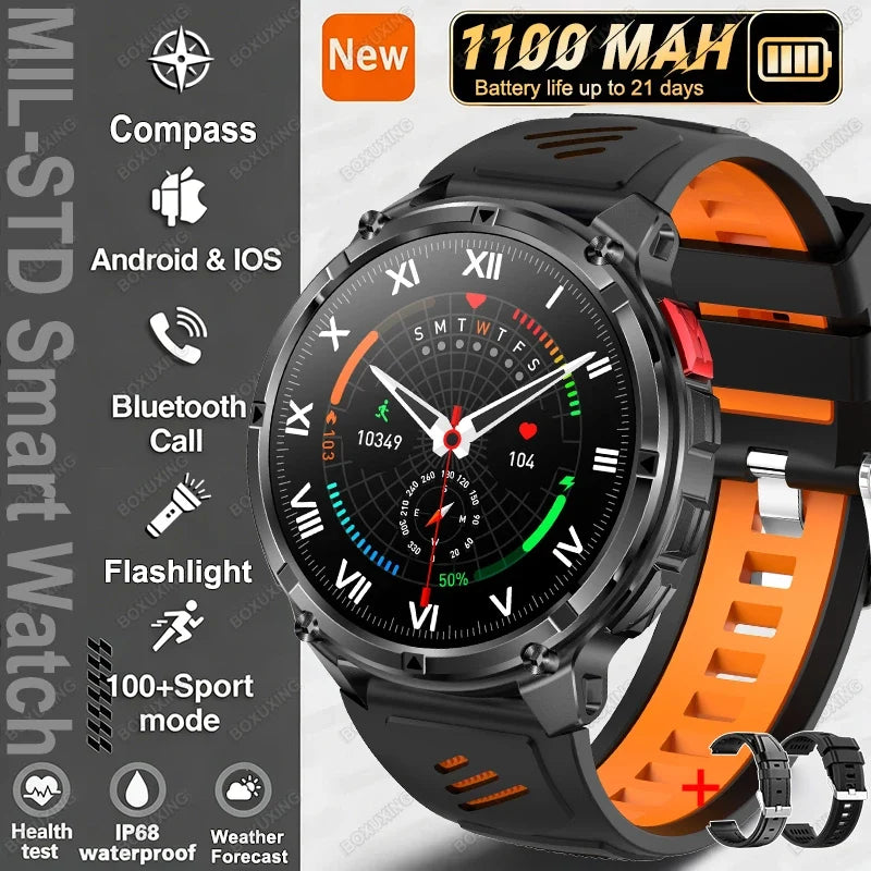 T-Rex3 Ultra Military GPS Waterproof Sports Smartwatch