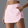 Una-Shop Women's High-Waist Yoga Shorts with Pockets