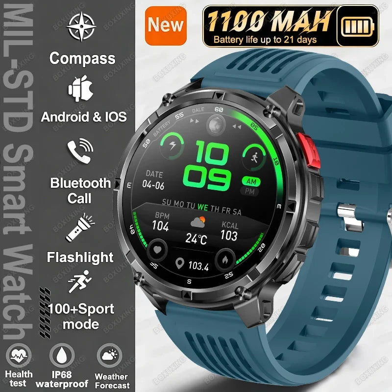 T-Rex3 Ultra Military GPS Waterproof Sports Smartwatch