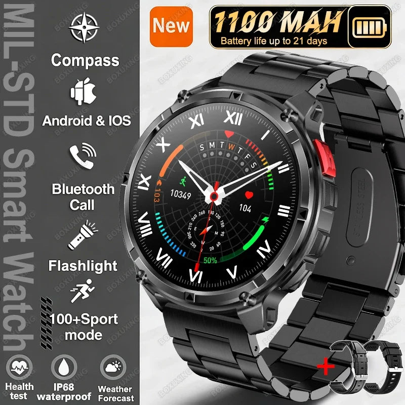 T-Rex3 Ultra Military GPS Waterproof Sports Smartwatch