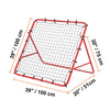 Soccer Rebound Net Portable Football Training Goal