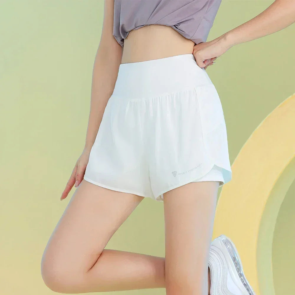 PHIGEER Women's Lightweight Yoga & Workout Shorts with Pocket