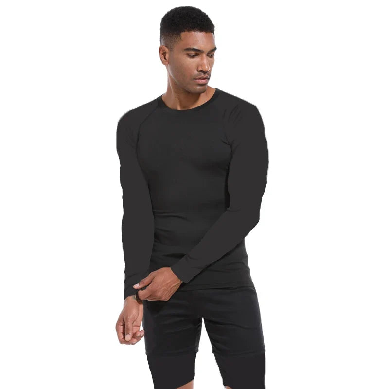 Men's Long Sleeve Spring Autumn Fitness T-Shirt