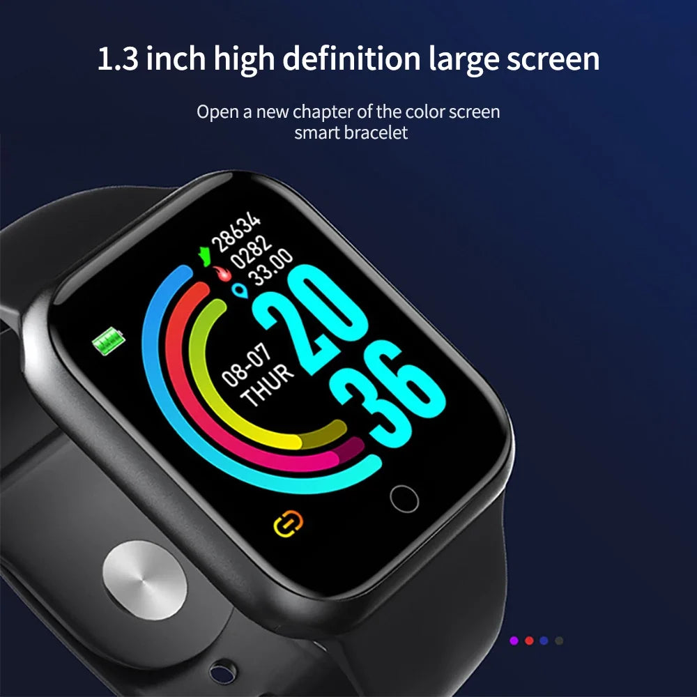 D20 Bluetooth 5.0 Smartwatch Fitness Sleep Tracker