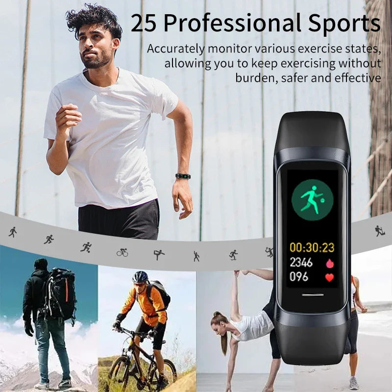 LIGE 1.1-Inch AMOLED Smartwatch Fitness Tracker