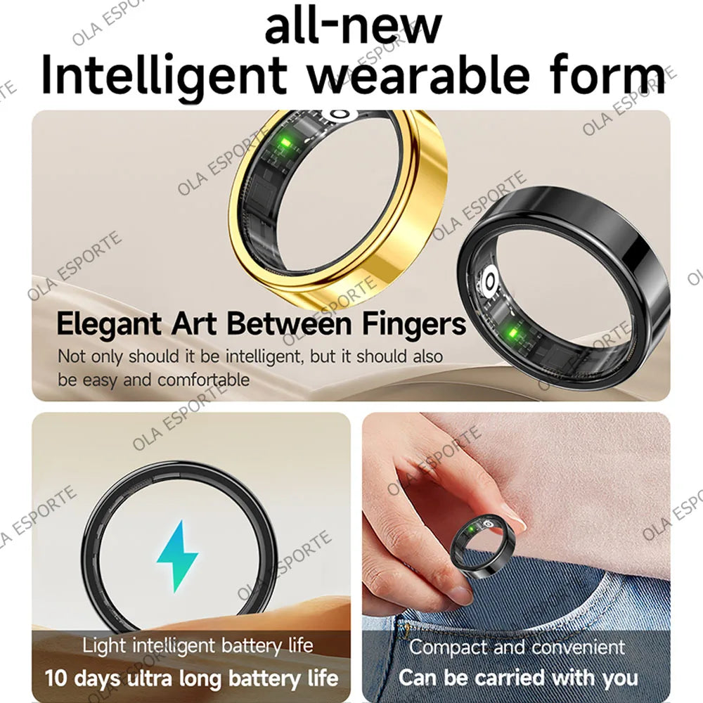 2026 Smart Ring with Heart Rate & Sleep Monitoring