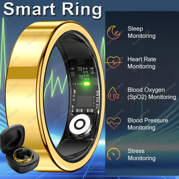 2026 Smart Ring with Heart Rate & Sleep Monitoring