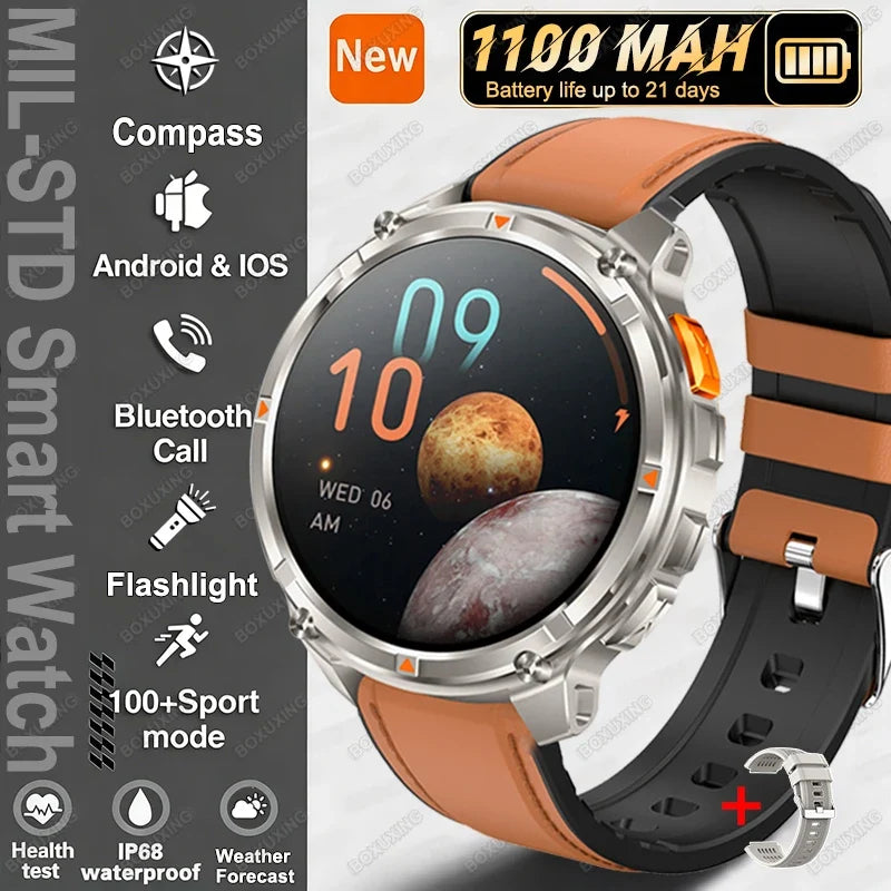 T-Rex3 Ultra Military GPS Waterproof Sports Smartwatch