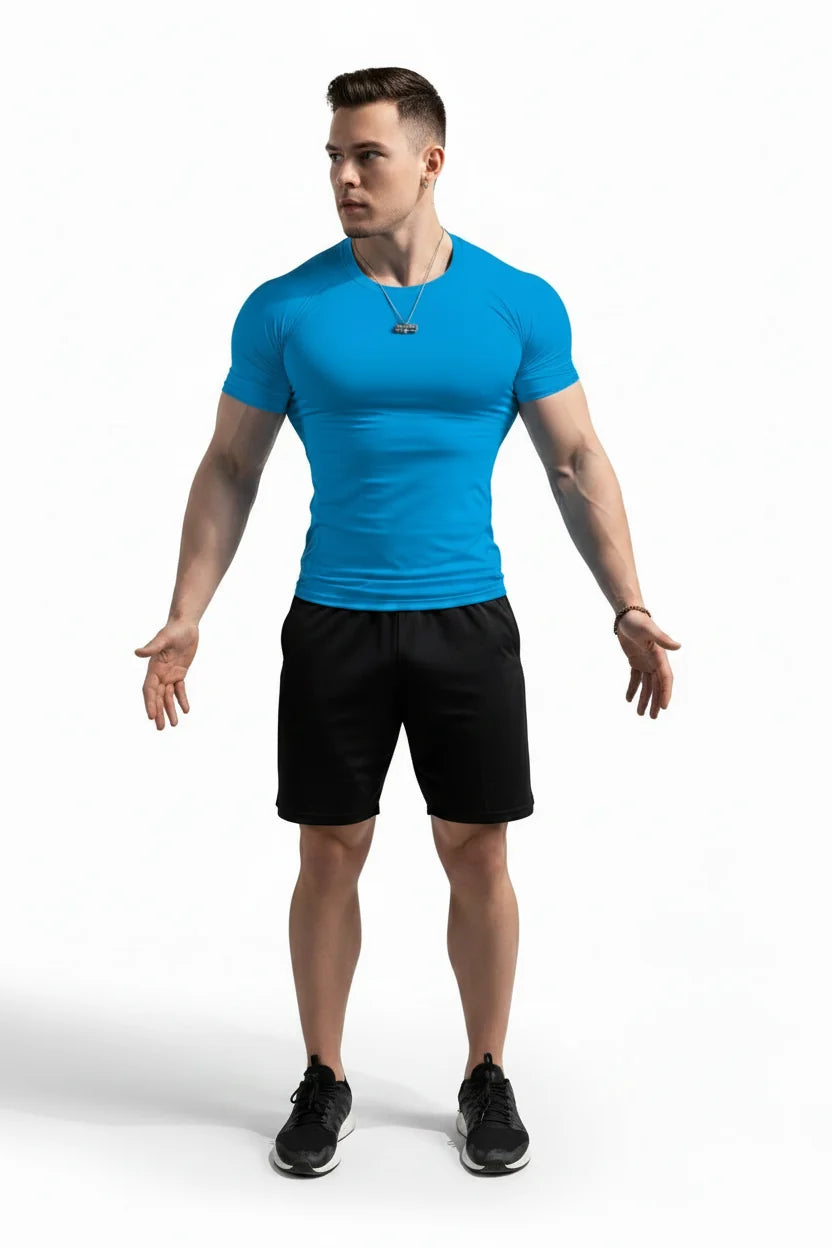 Men's Compression Quick-Dry Fitness Workout T-Shirt
