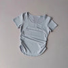 Women's Mesh Pleated Yoga Fitness T-Shirt