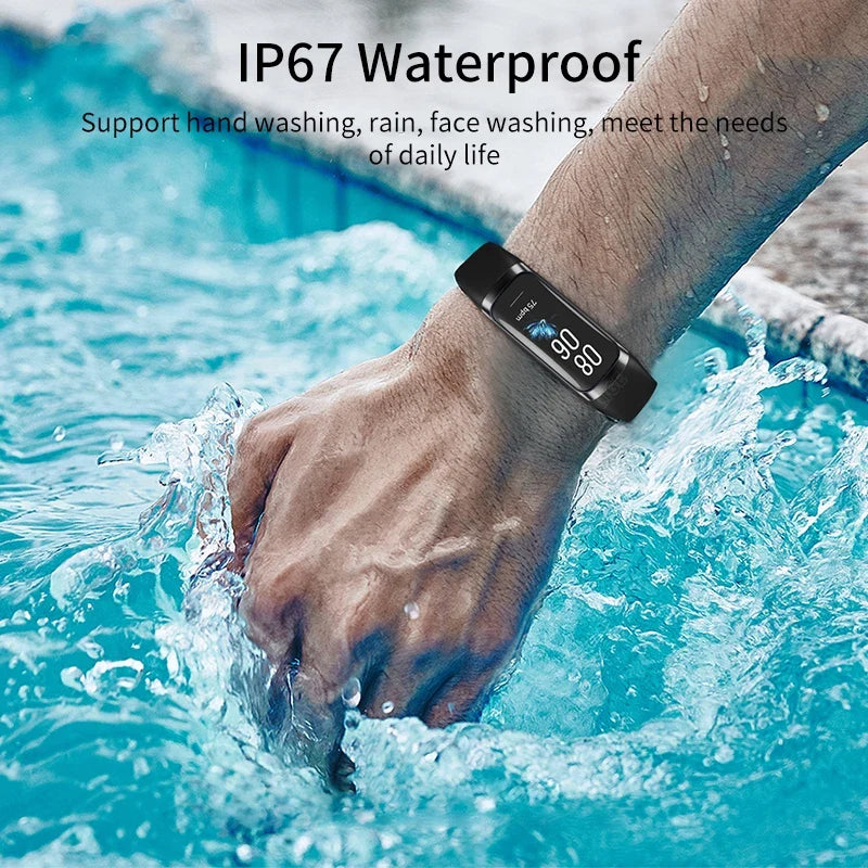 LIGE 1.1-Inch AMOLED Smartwatch Fitness Tracker