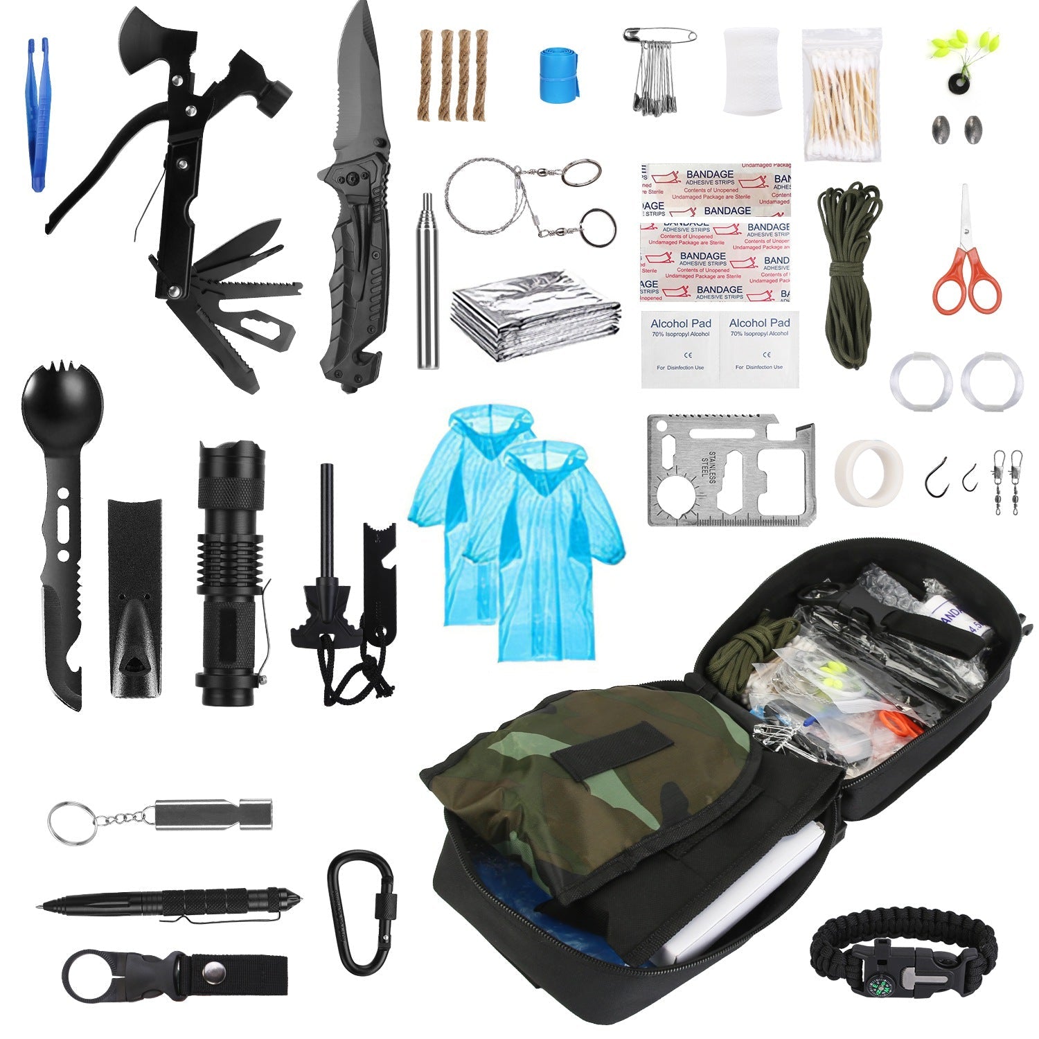 121-Piece Professional Emergency Survival Kit