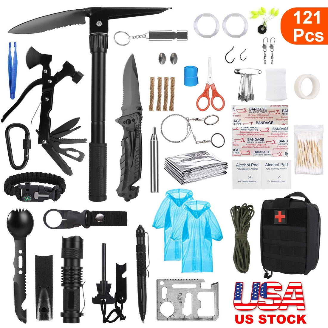 121-Piece Professional Emergency Survival Kit