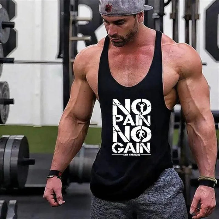 Men's Cotton Bodybuilding Gym Tank Top