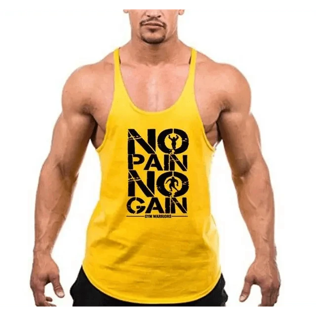 Men's Cotton Bodybuilding Gym Tank Top