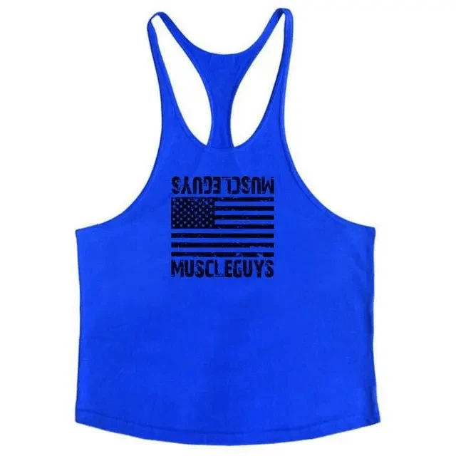 Men's Cotton Bodybuilding Gym Tank Top