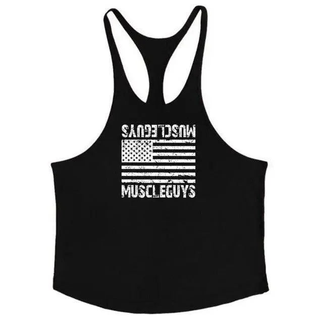 Men's Cotton Bodybuilding Gym Tank Top