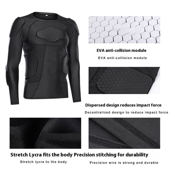 Anti-collision Football Training Suit Equipment Olive Jersey