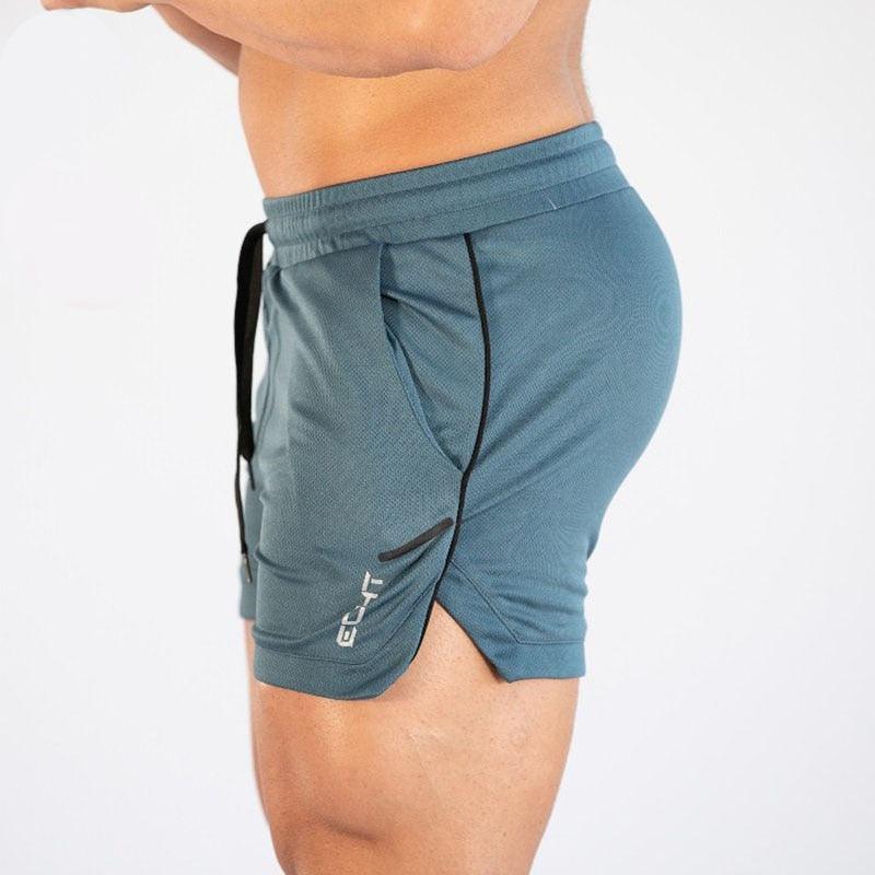 Men's Quick-Dry Compression Fitness Shorts with Pockets