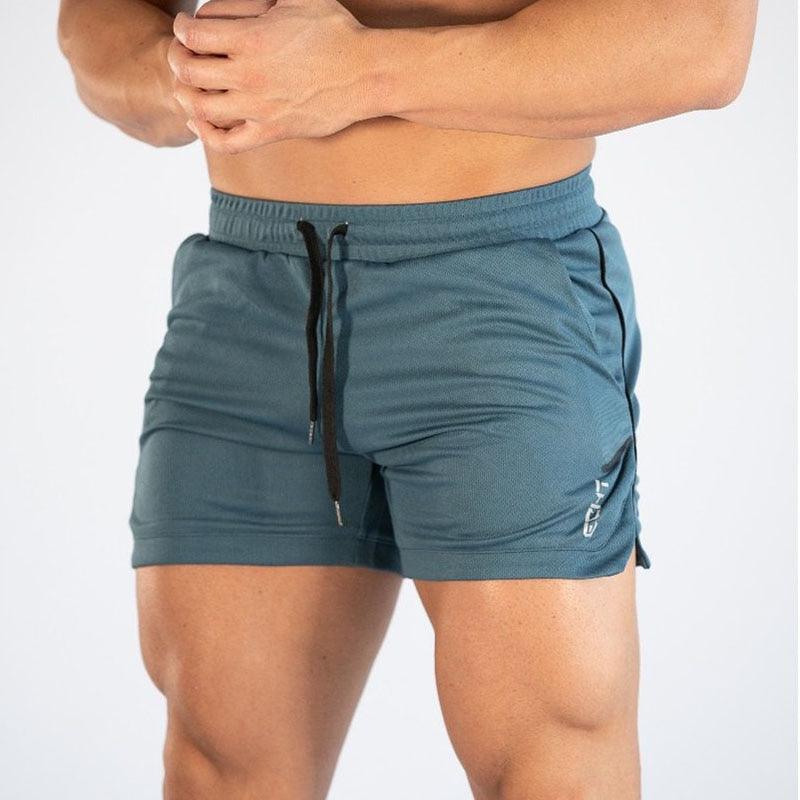 Men's Quick-Dry Compression Fitness Shorts with Pockets