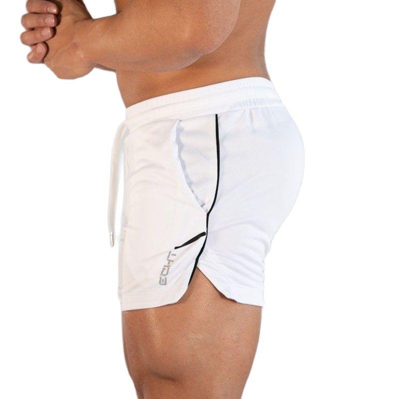 Men's Quick-Dry Compression Fitness Shorts with Pockets