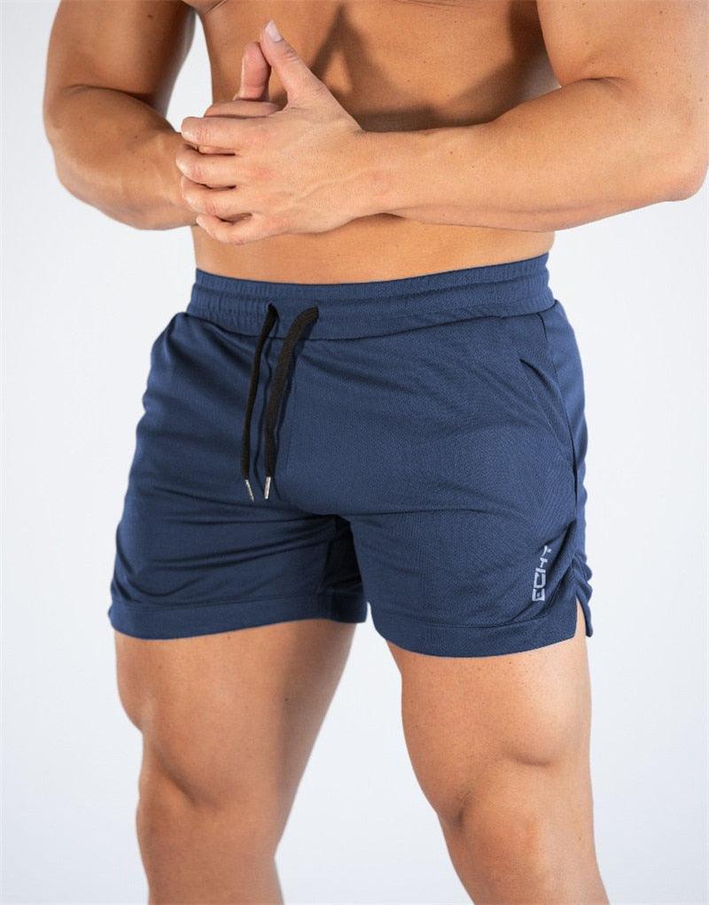 Men's Quick-Dry Compression Fitness Shorts with Pockets